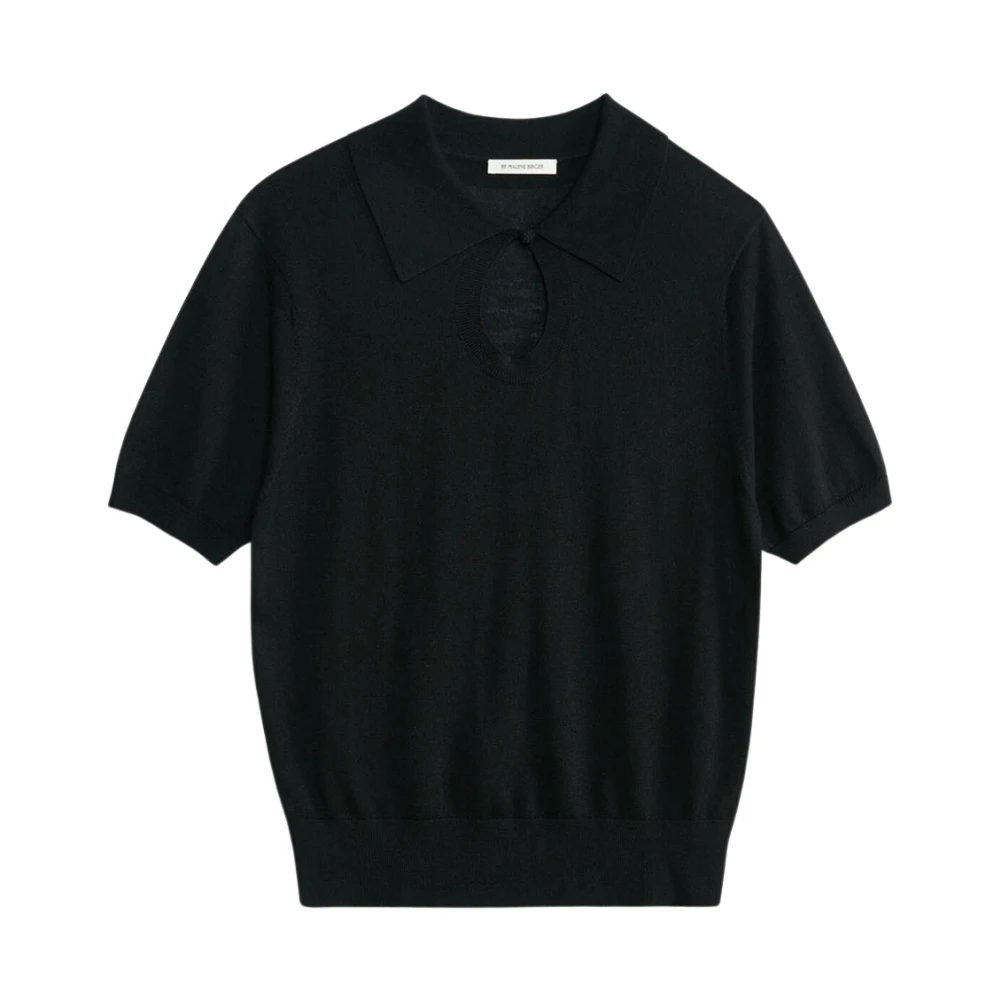 By Malene Birger Elegante Talallia Zwarte Blouse Zijde By Herenne Birger Black Dames