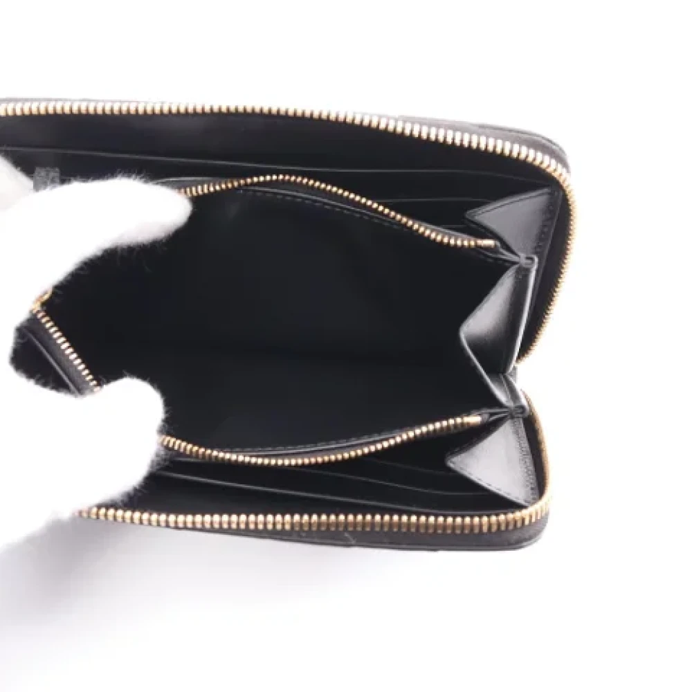Bottega Veneta Vintage Pre-owned Leather wallets Black Dames