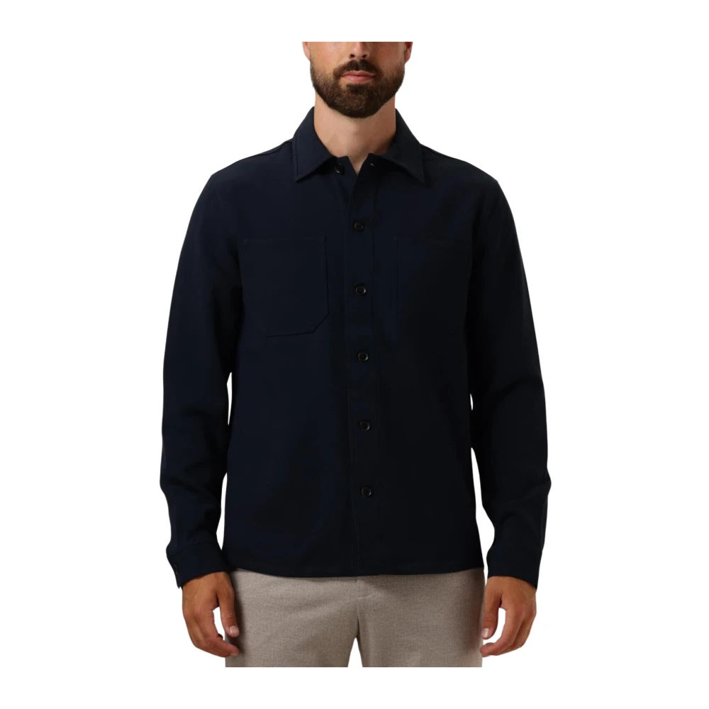 Matinique Navy Overshirt voor Heren Blue Heren