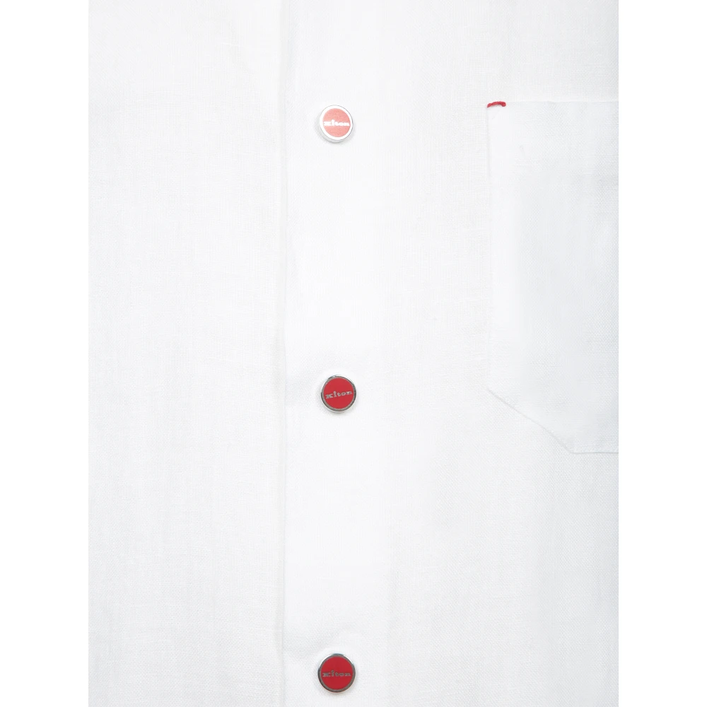 Kiton Witte Polo Shirt Stijlvol White Heren