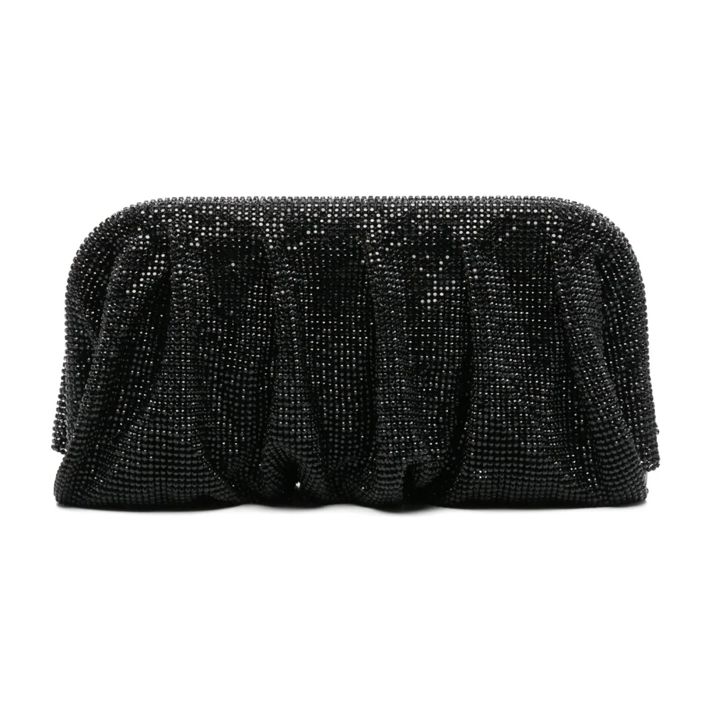 Benedetta Bruzziches Zwarte Clutch Venus La Grande met kristaldecoratie Black Dames