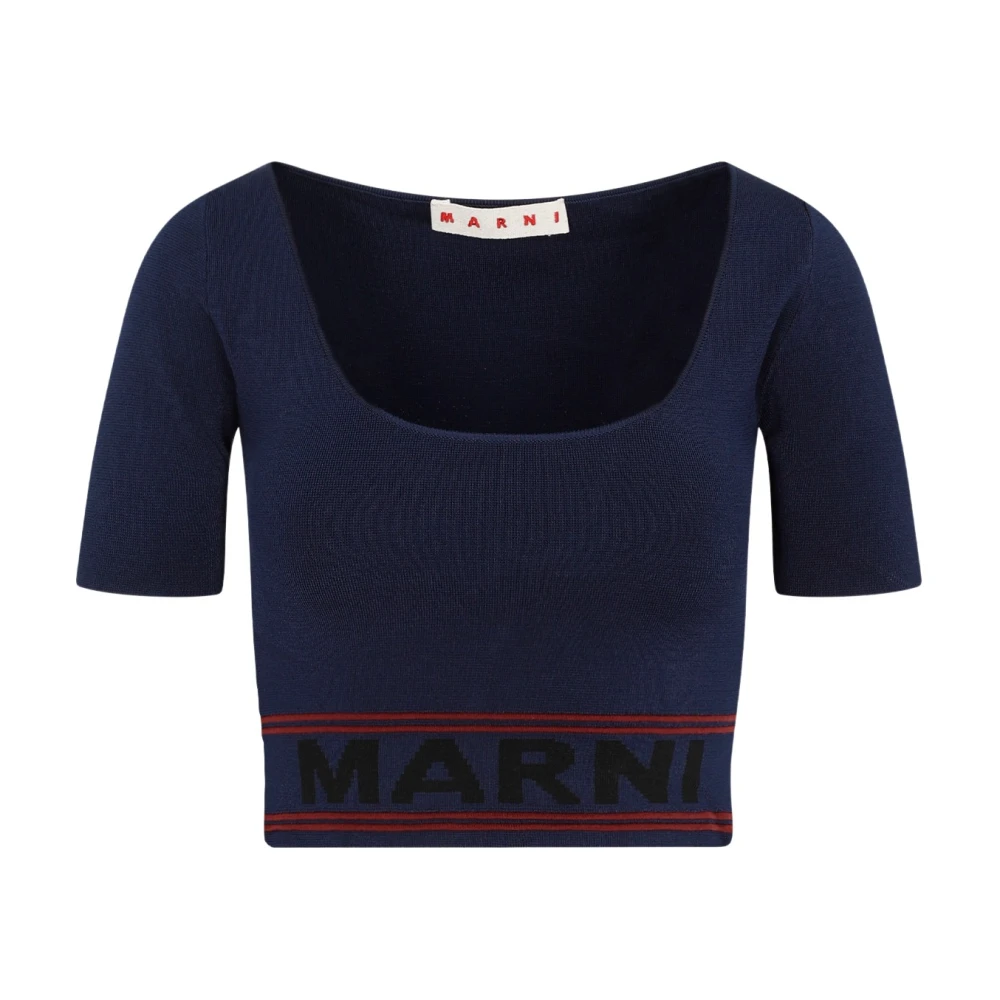 Marni Royal Sweater Blue Dames