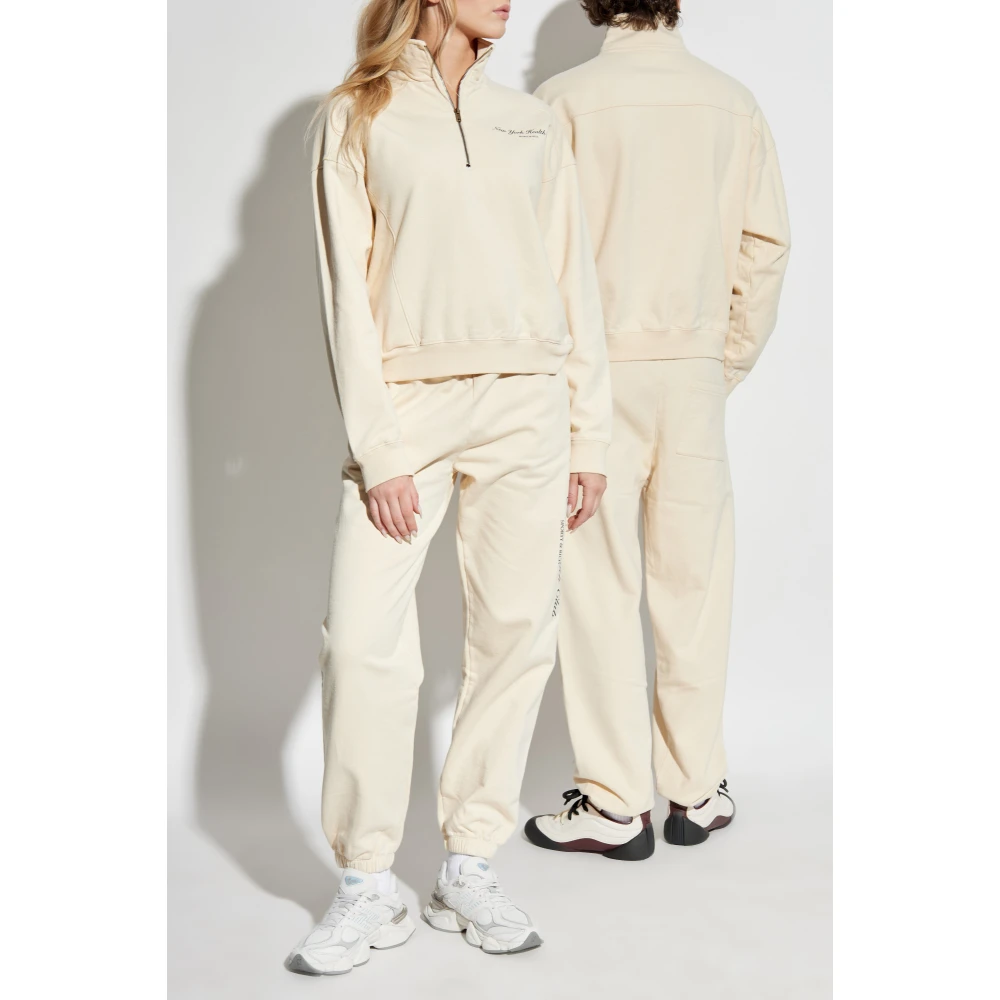 Sporty & Rich Sweatshirt uit de Mountain collectie Yellow Unisex