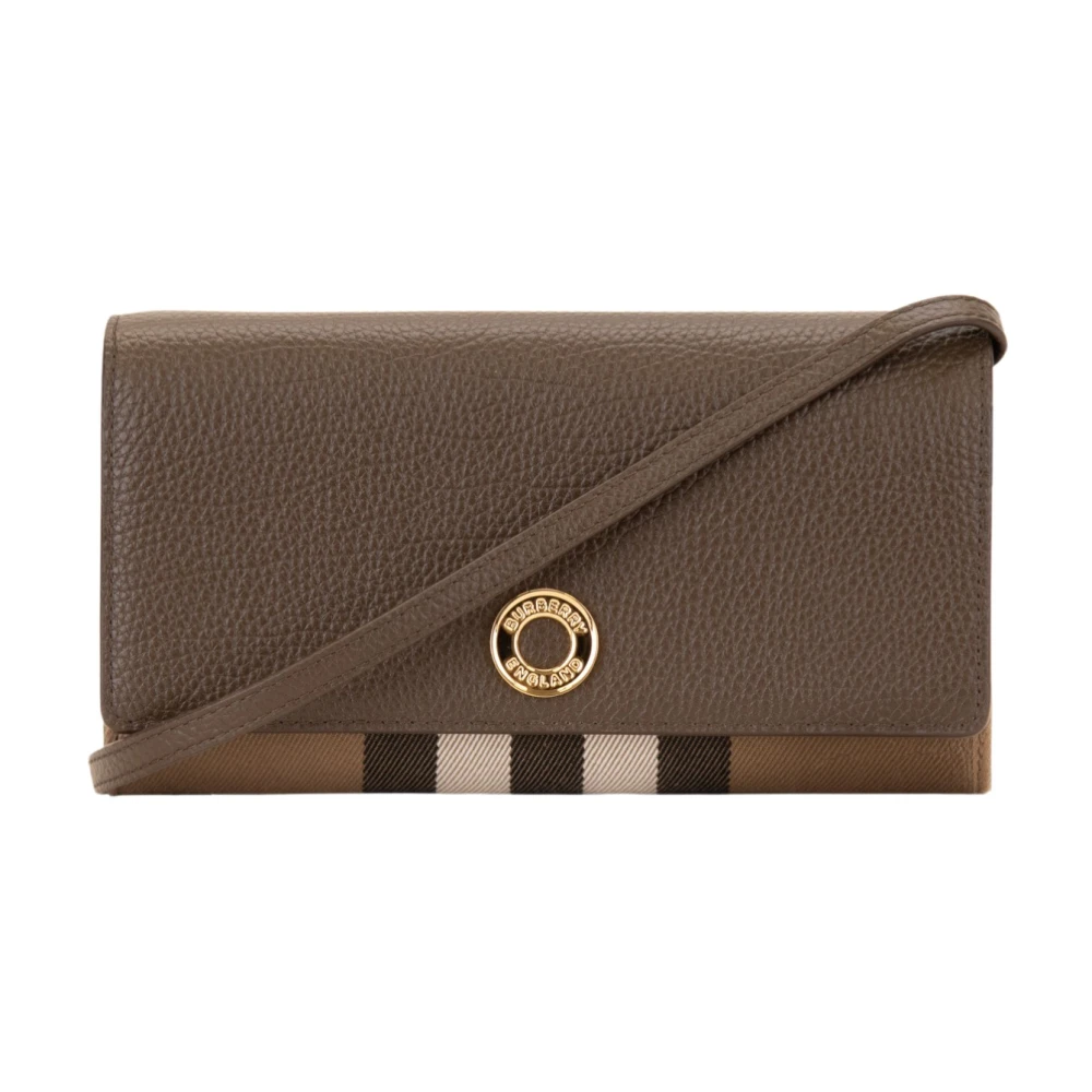 Burberry Vrouw Bruin Tassen Dames, One Size, Leer, Schoudertas