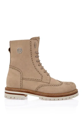 Boots Mid Flat Hexagon