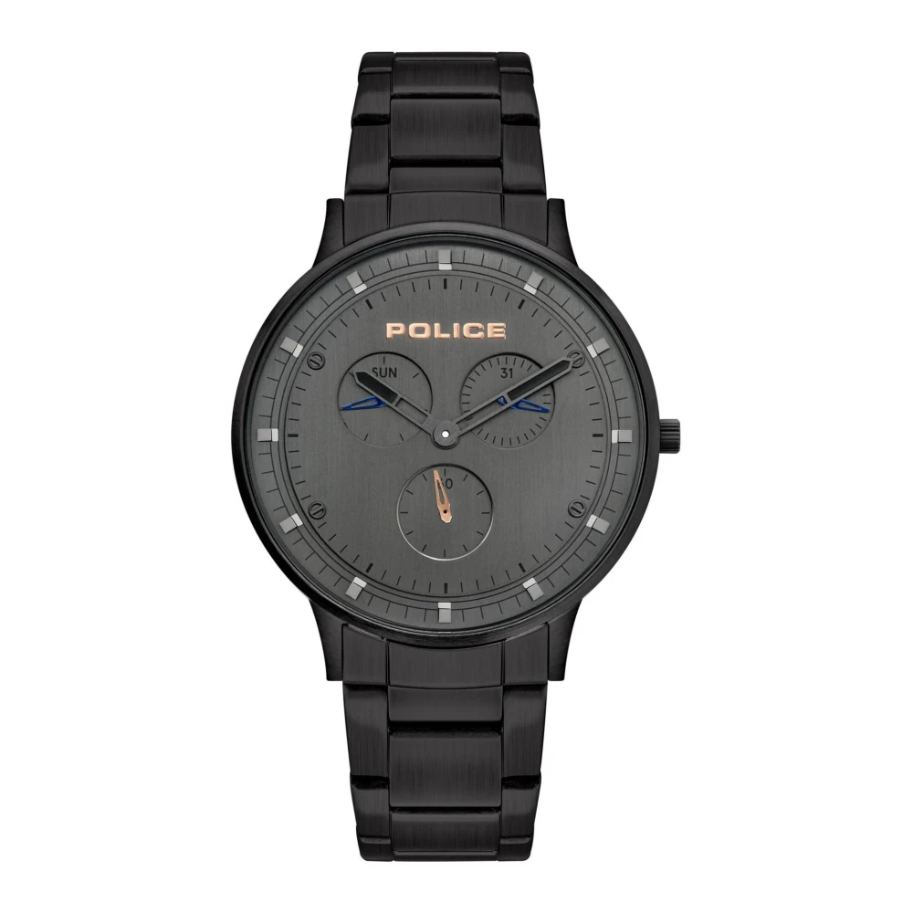 Police Men's Black Watch Stainless Steel