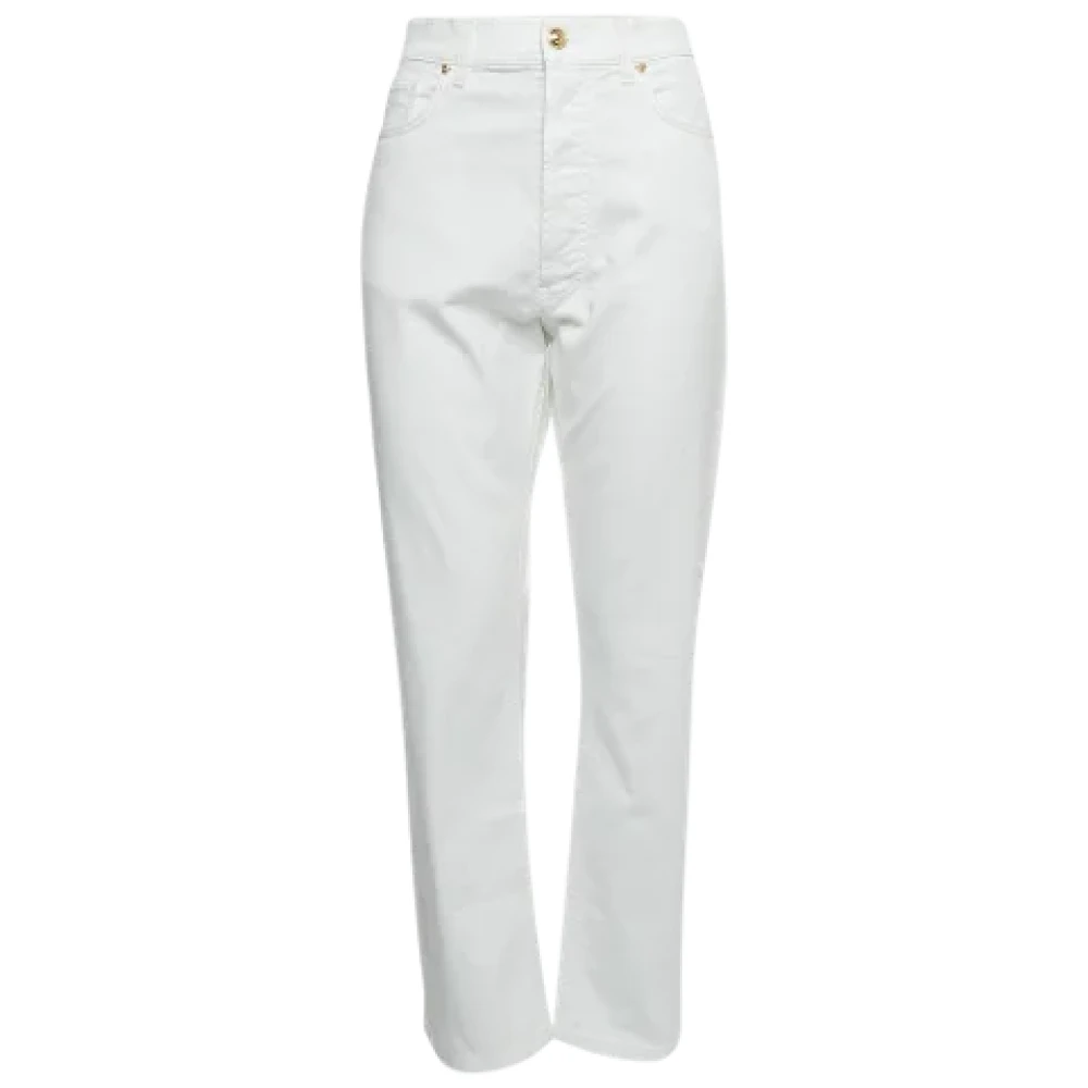 Versace Pre-owned Denim jeans White Dames