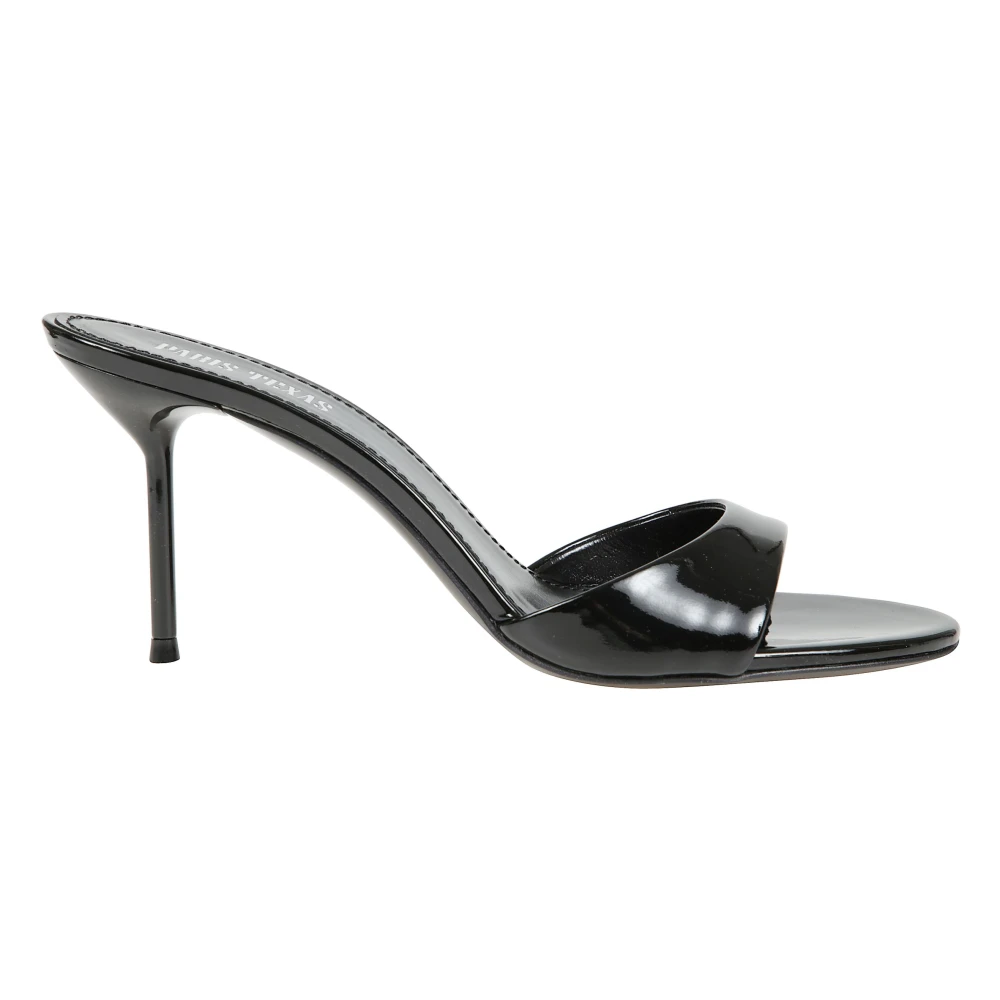Paris Texas Svart Lidia Mule 70 Lackläder Klack Mules