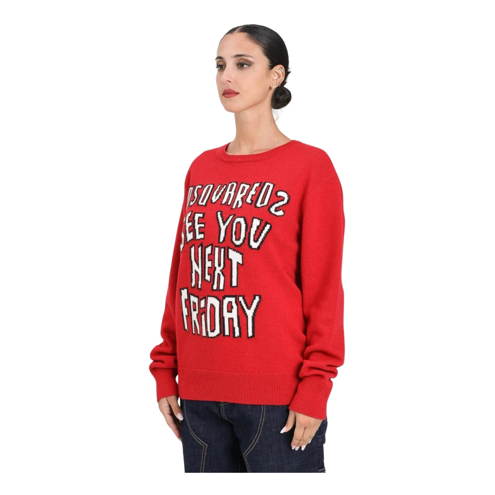 Knitwear > Round-neck Knitwear - - Dsquared2 - Modalova