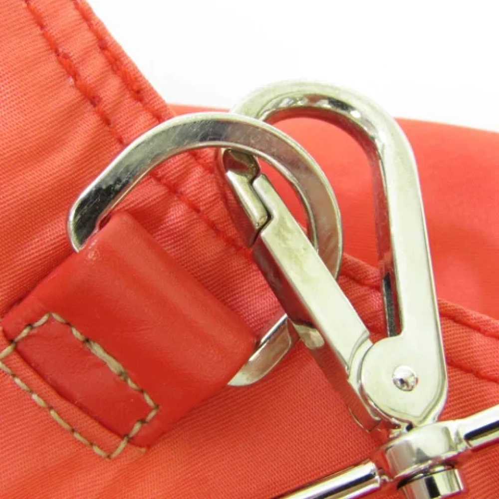 Prada Vintage Pre-owned Fabric totes Orange Dames
