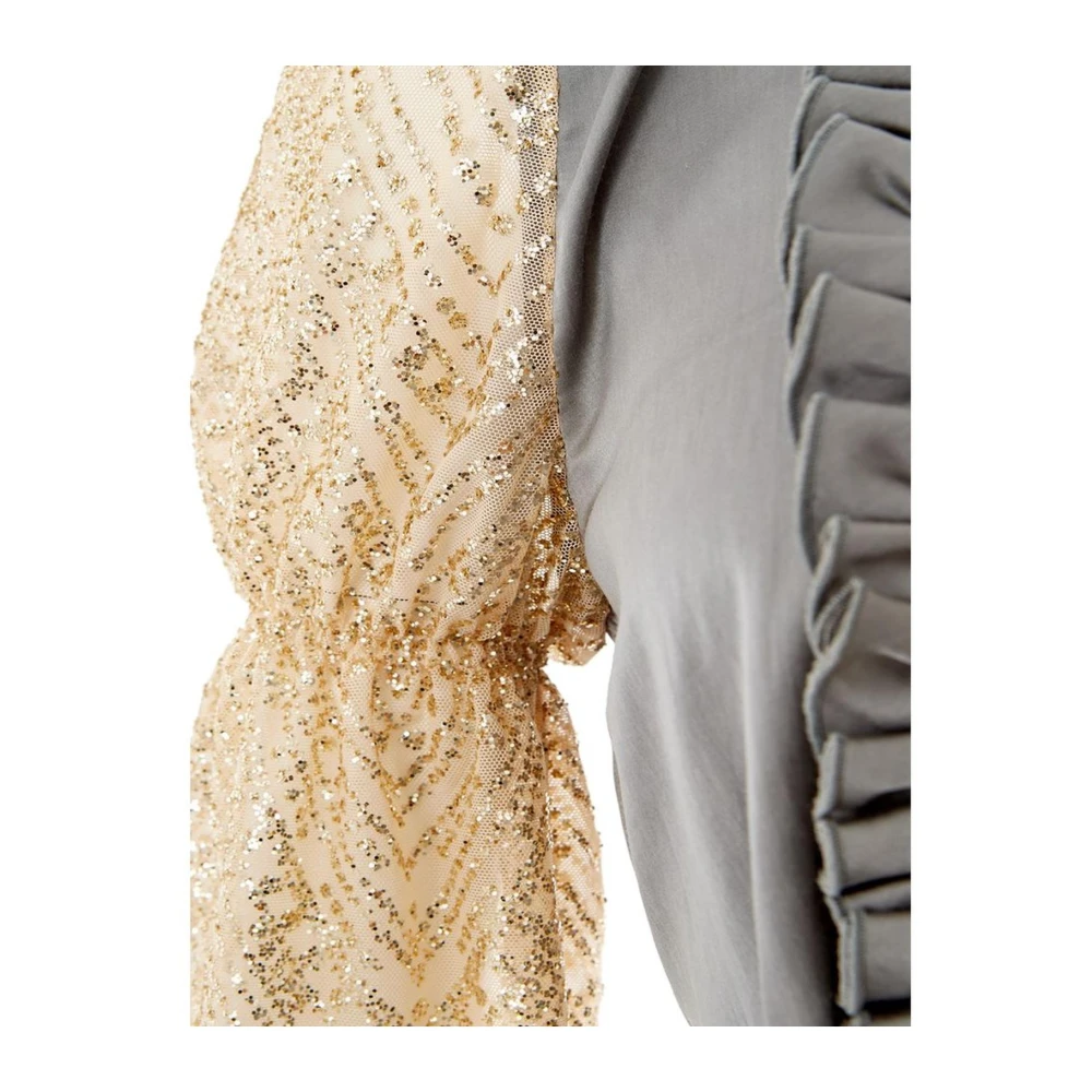 Lardini Elegante Zijde-Katoen Top Multicolor Dames