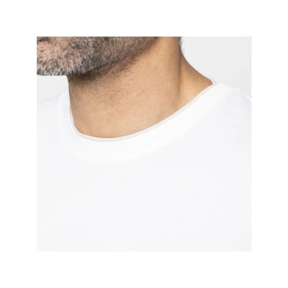 Eleventy T-Shirts White Heren