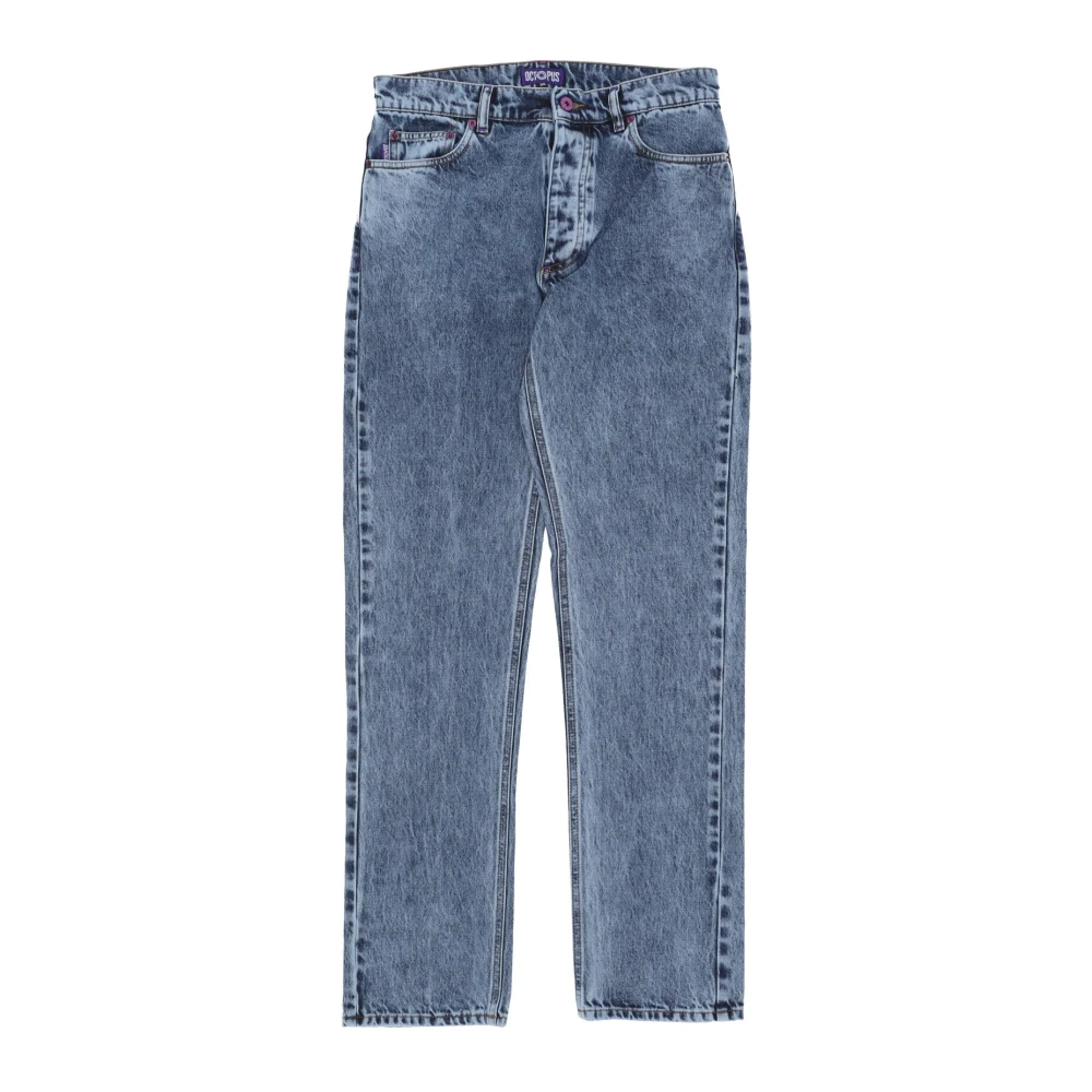 Octopus Reguliere Denim Blauwe Strand Jeans Blue Heren