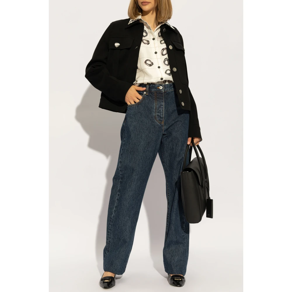 Salvatore Ferragamo Hoge taille jeans Blue Dames