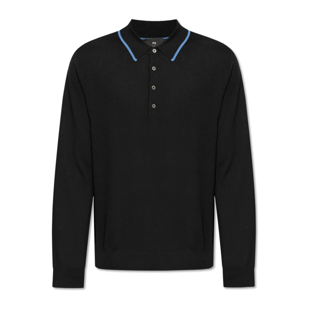 PS By Paul Smith Polo Sweater Black Heren