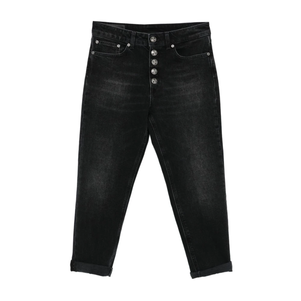 Dondup Donna Nero Koons Loose-Fit Jeans