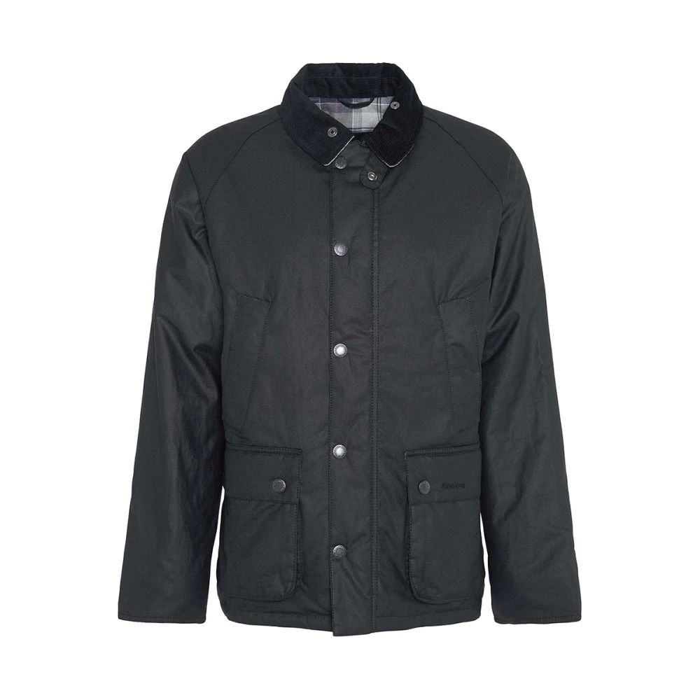 Barbour Ambleside Waxed Jacket Black, Herr