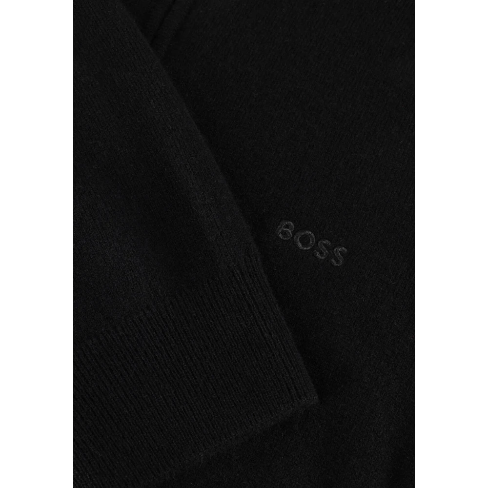 Boss Black Stijlvolle Zwarte Trui Emarlo Black Heren