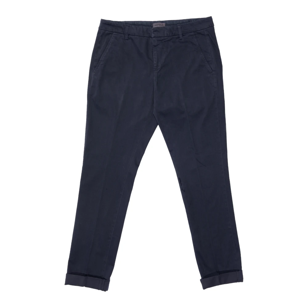 Dondup Blauwe Slim Fit Broek Up235Gse043Ptd890 Blue Heren