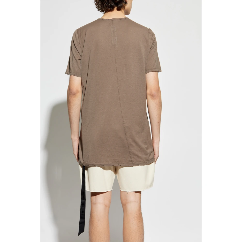 Rick Owens Katoenen T-shirt Brown Heren