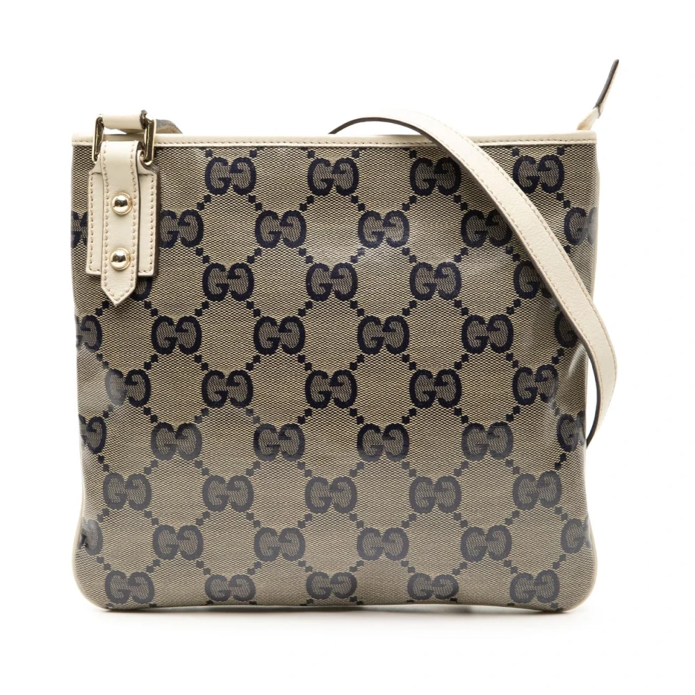 Gucci Vintage Women's Brown Vintage Cross Body Bags, One Size, Pre-Owned Vintage Gg Supreme Canvas Crossbody Bag