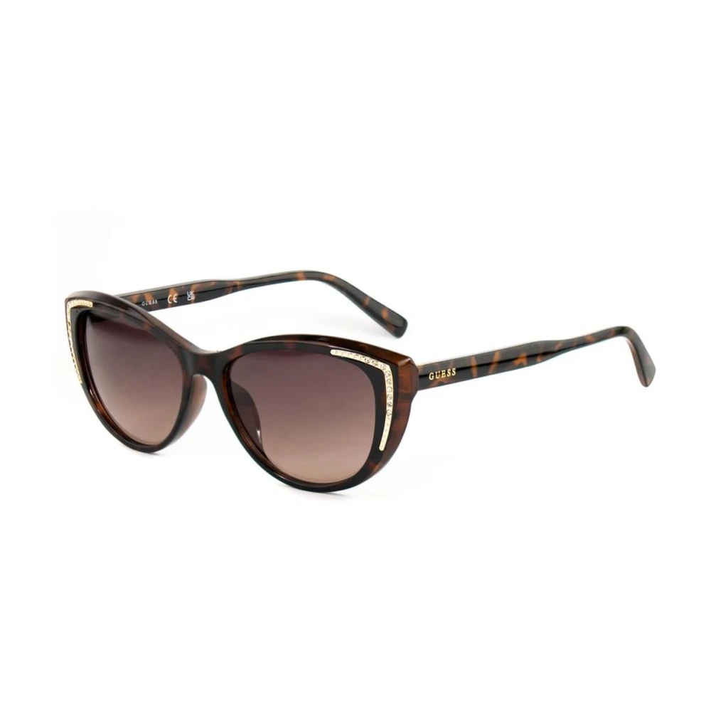 Guess Women's Brown Injected Frame Sunglasses With Tinted Lenses