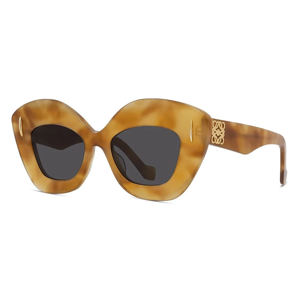 Loewe Cat-eye solglasögon i blond havana Brown, Dam