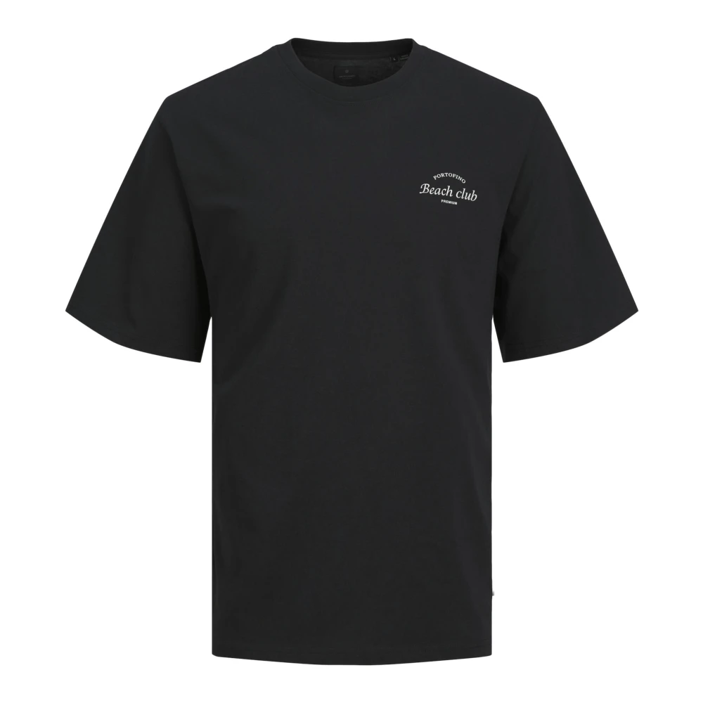 Jack & jones Ocean Club Back Print T-Shirt Black Heren