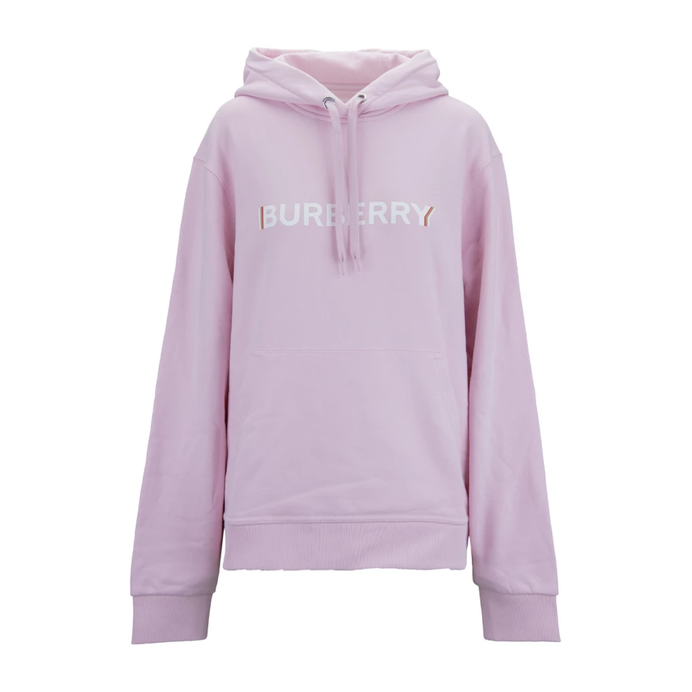 Burberry Hoodie met verstelbaar trekkoord Pink Dames