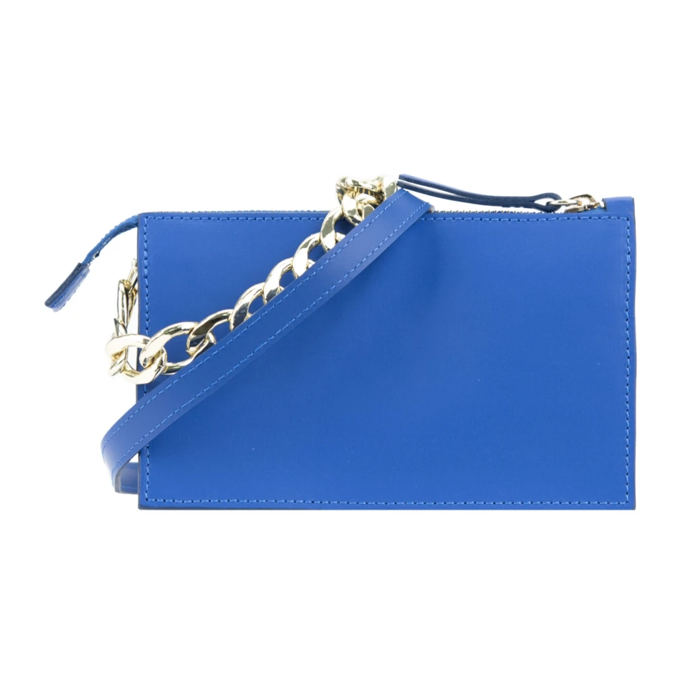 Tosca Blu Dames Schoudertas met Rits Blue Dames