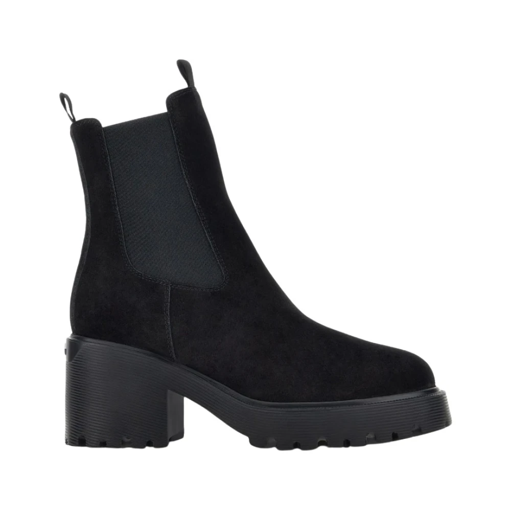 Hogan Zwarte Suède Memory Foam Haklaarzen Black Dames