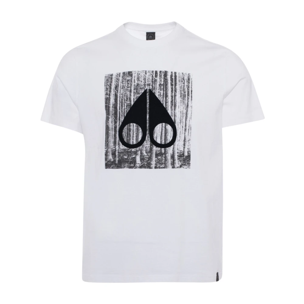 Moose Knuckles Igneous Wit T-shirt White Heren