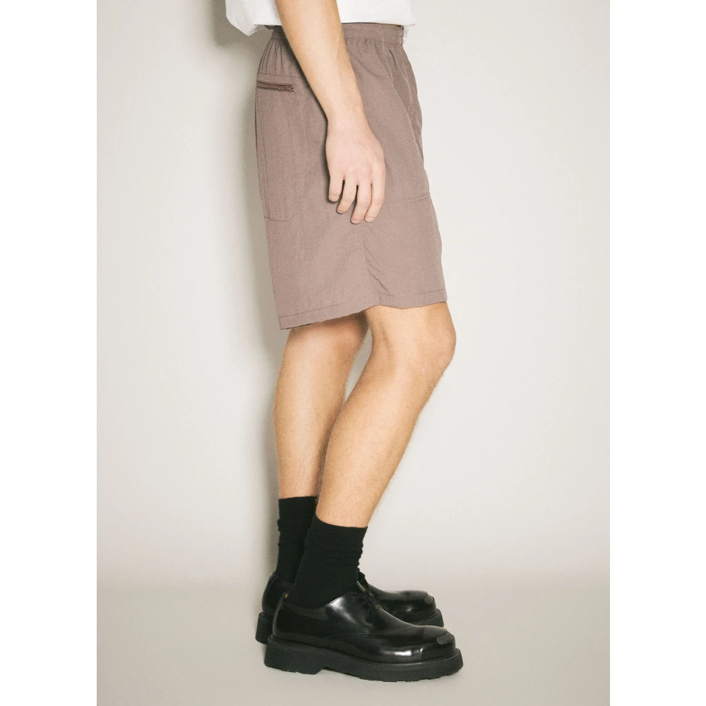 Undercover Shorts met ritszakken en kreukeleffect Brown Heren