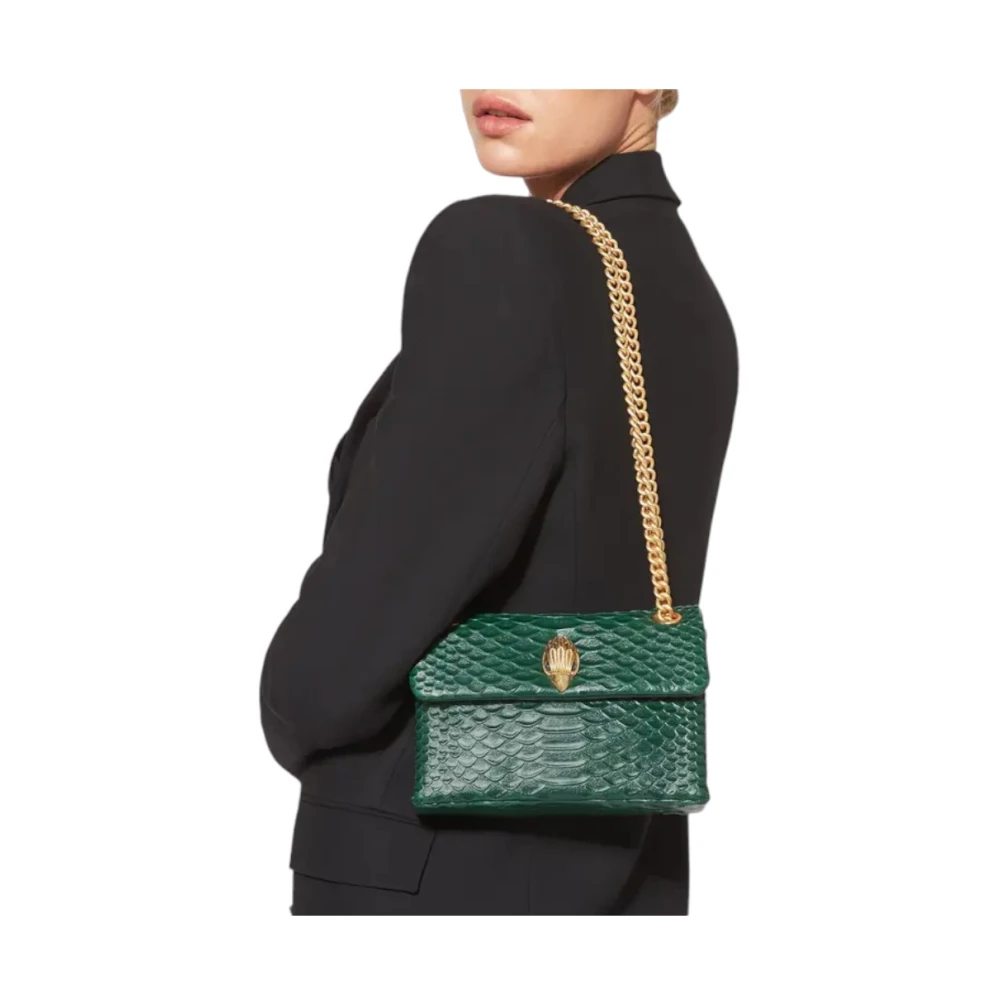 Kurt Geiger Stijlvolle leren tas voor vrouwen Green Dames