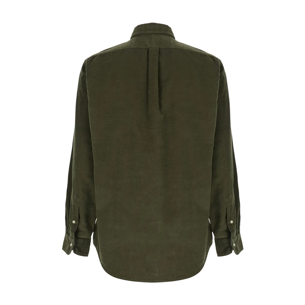 Polo Ralph Lauren Groene Corduroi Button Down Overhemden Green Heren