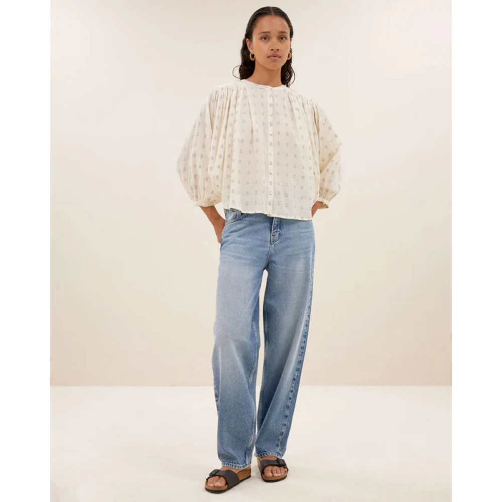 By-Bar Denim Broek Blue Dames