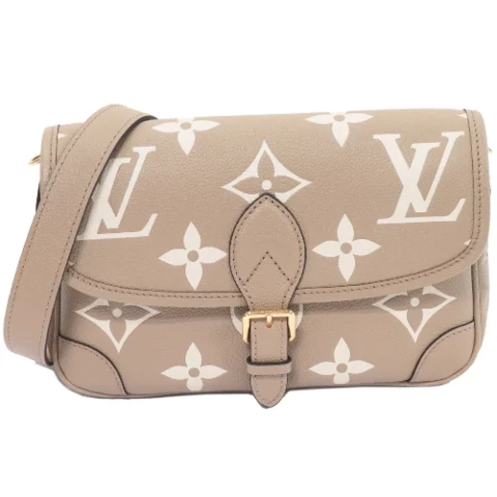 Louis Vuitton Vintage Pre-owned Canvas shoulder-bags Beige Dames