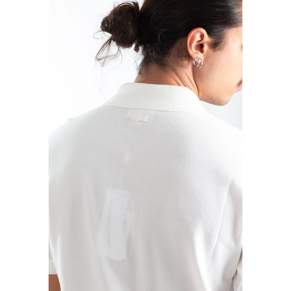 Lacoste Badge Polo Shirt in 70V White Heren