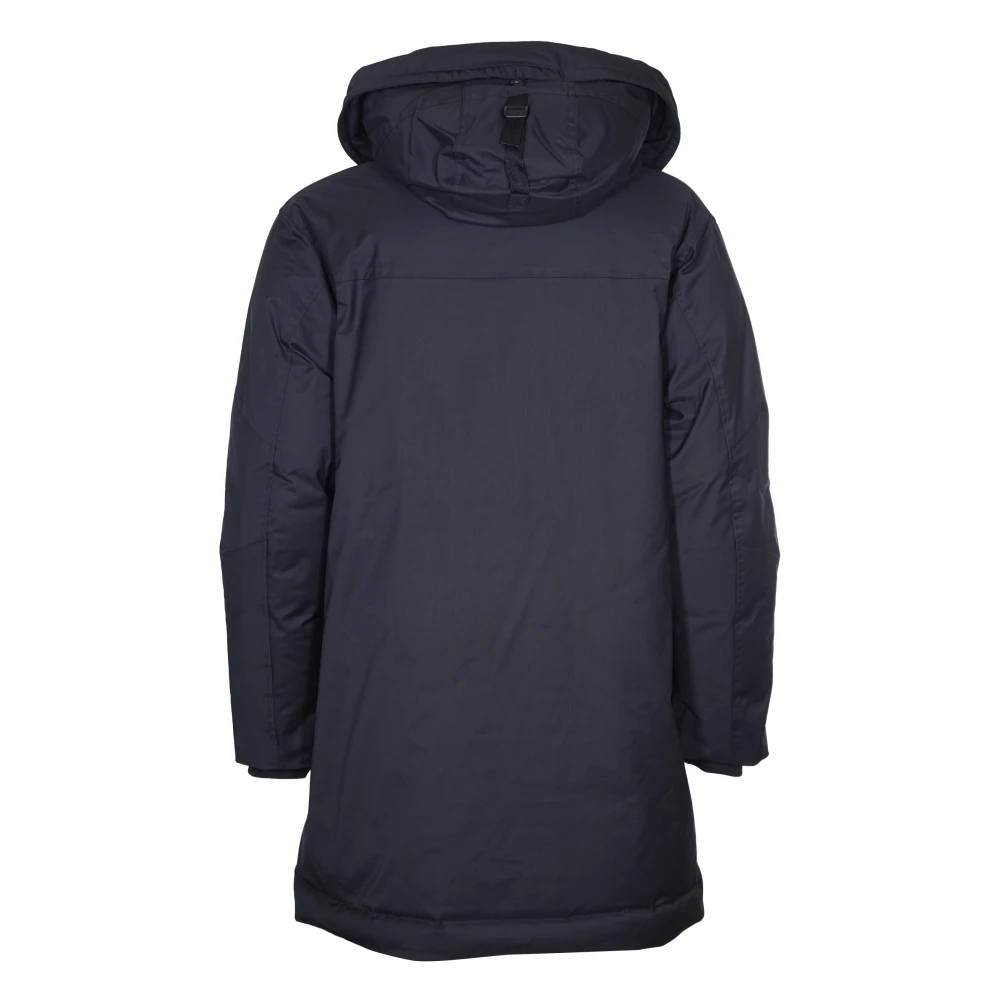 Dsquared2 Zwarte Techno Dons Parka Jas Black Heren