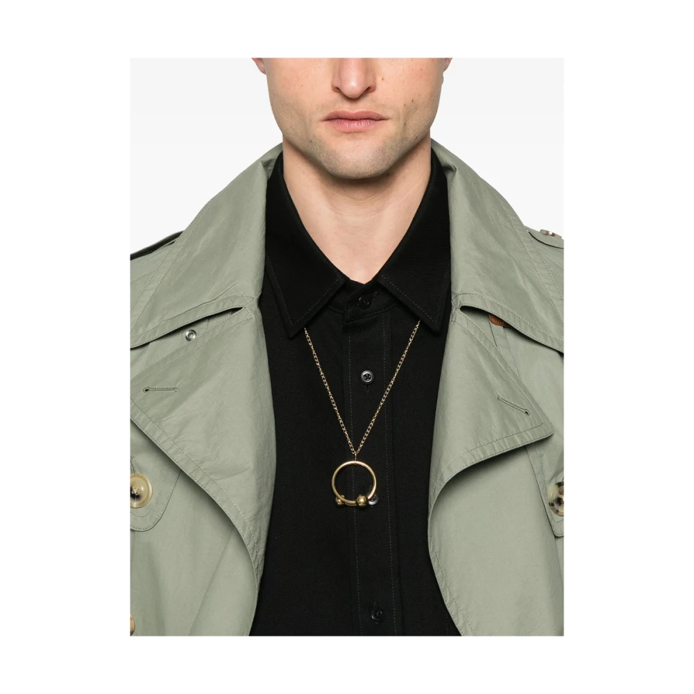 Lemaire Zwarte Button-Up Shirt Drop Shoulder Black Heren