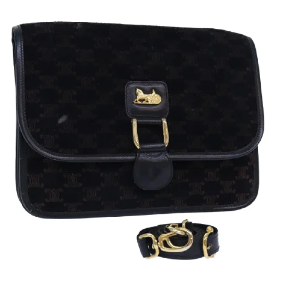 Celine Vintage Pre-owned Canvas celine-bags Black Dames