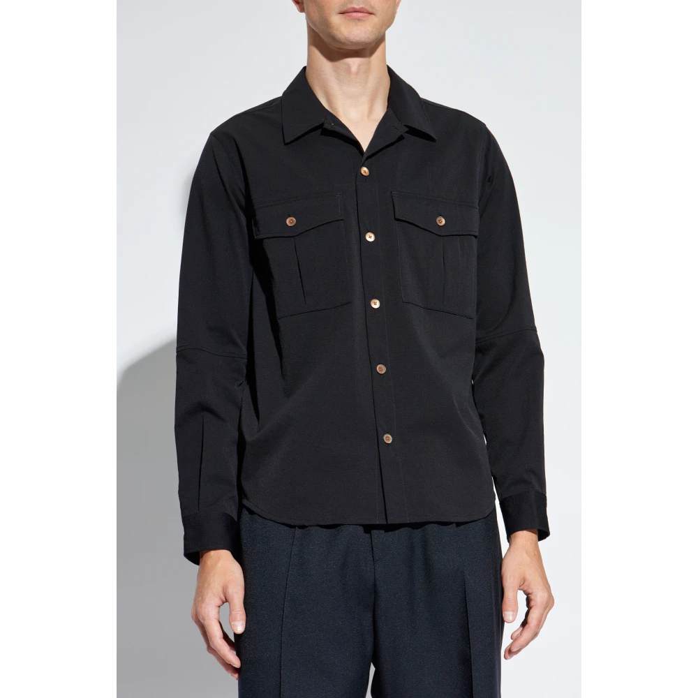 PS By Paul Smith Overhemd met zakken Black Heren