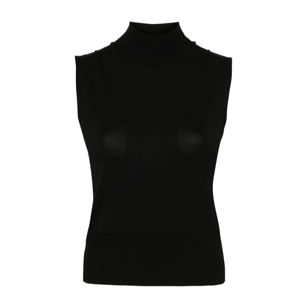 Ermanno Scervino Zwarte Lupetto Trui Black Dames