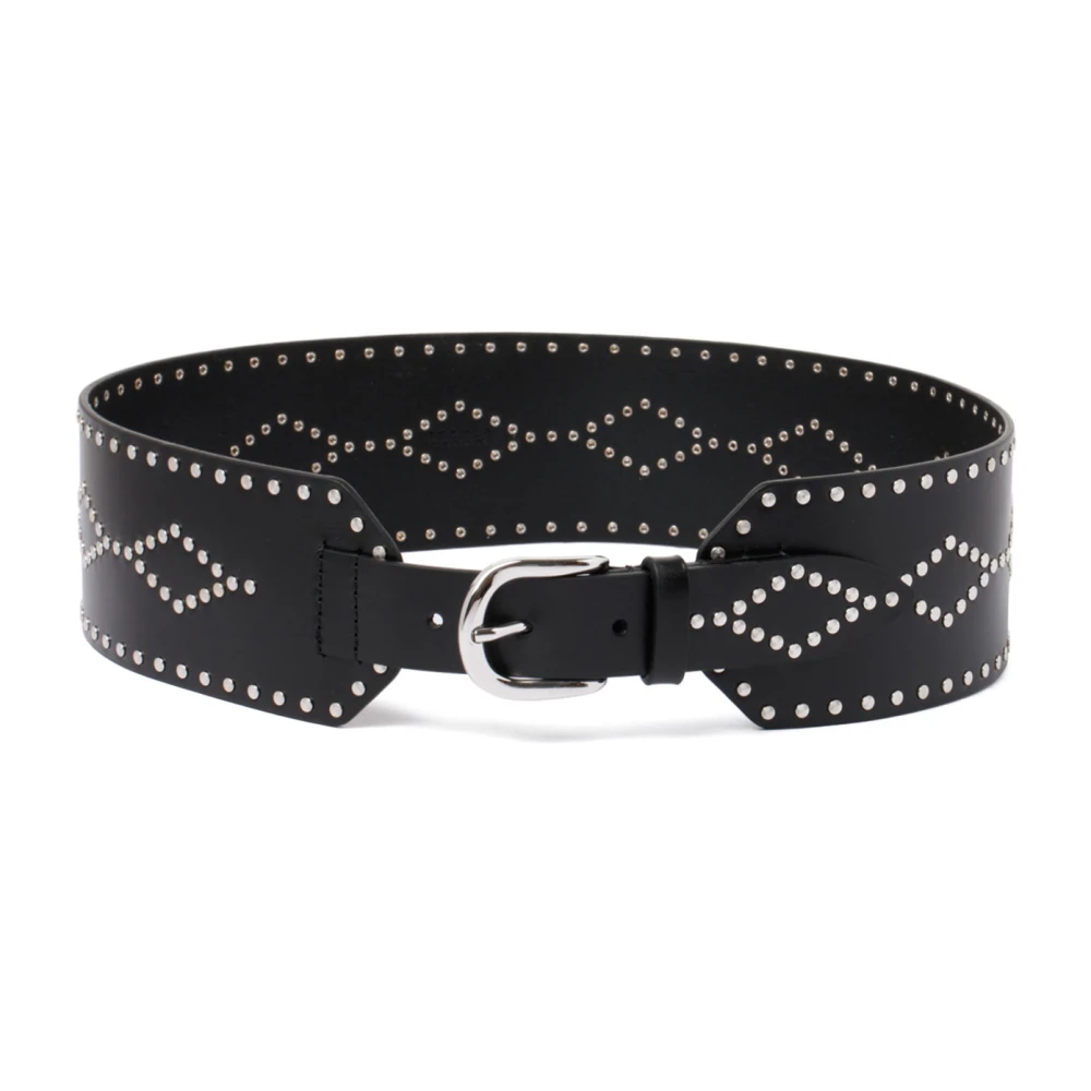 Isabel Marant Women's Black Lucie Studs Belt