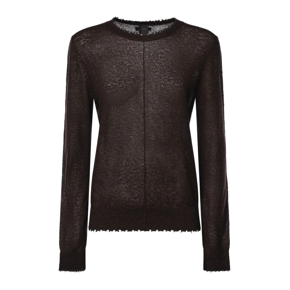 Pinko Donna Marrone Maglie, L, New,