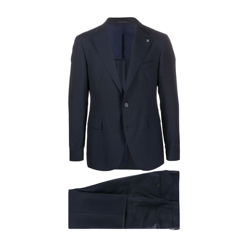 Tagliatore Men's Blue Single Breasted Suits, 3XL, Clothing Dress Blu Noos