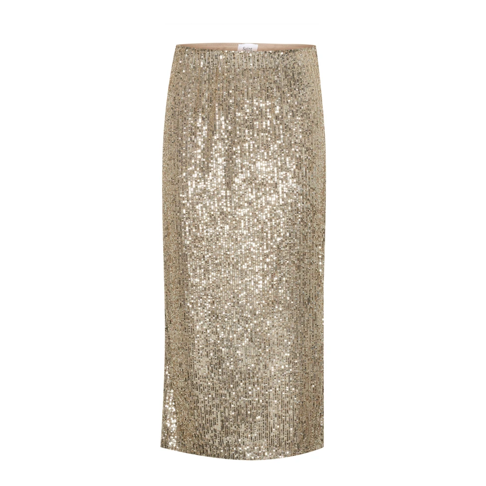 Saint Tropez Paillettenrok Asti Yellow Dames