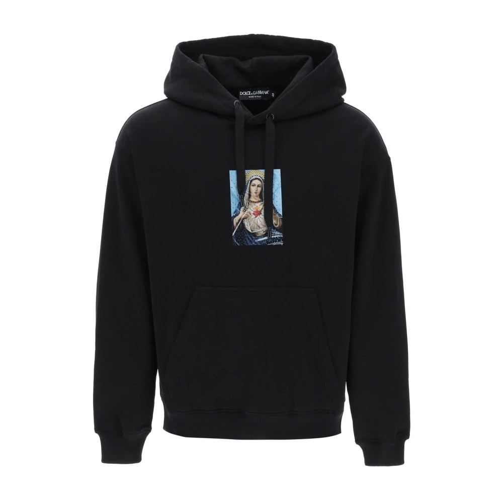 Dolce & Gabbana Stijlvolle Hoodies voor dagelijks gebruik Black Heren