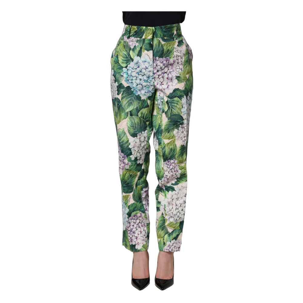 Dolce & Gabbana Women's Multicolor Chino Trousers - Slim-Fit Trousers - S - Trousers