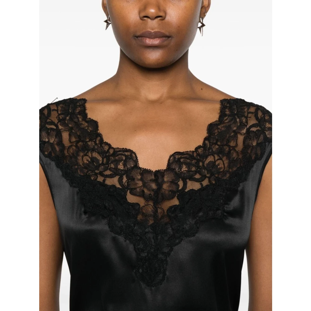 Ermanno Scervino Stijlvolle TOP voor vrouwen Black Dames